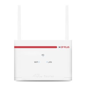 CP Plus 4G SIM Card Wi-Fi Router with High Speed 4G Internet & Wider Wi-Fi Coverage |Support External Antenna | Support Reset, WPS Button - CP-XR-DE21-S