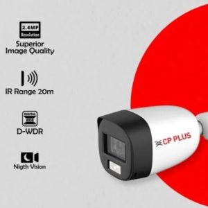 CP Plus CP-URC-TC24PL3C-L 2.4MP Full HD Camera 3.6mm lens 30mtr. Bullet Camera