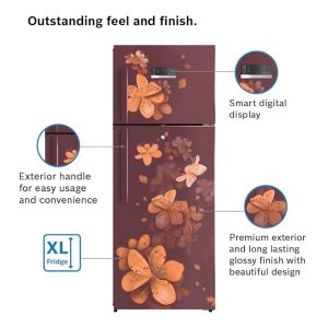 Bosch Max Convert 263L Inverter Frost Free Refrigerator (CTC27W13EI, Convertible, Garnet Red)