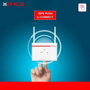 CP Plus 4G SIM Card Wi-Fi Router with High Speed 4G Internet & Wider Wi-Fi Coverage |Support External Antenna | Support Reset, WPS Button - CP-XR-DE21-S