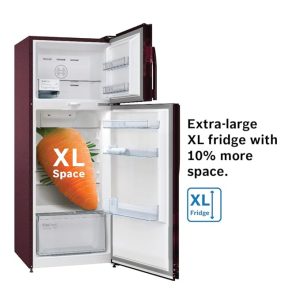 Bosch Max Convert 263L Inverter Frost Free Refrigerator (CTC27W13EI, Convertible, Garnet Red)