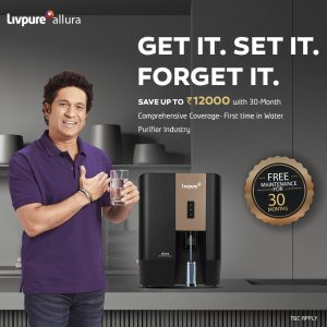 Livpure Allura Water Purifier | No Service Cost for 2.5 Years by Livpure- Filters Included | 8 Stage Advanced Purification | RO+UV+Copper+Mineralizer | In Tank UV Sterilisation |7 Ltr |