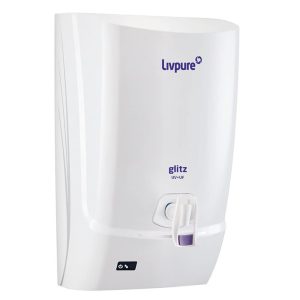 Livpure Glitz Pure UV+UF Water Purifier with 7 L tank capacity - Suitable for Municipal Water, TDS upto 250ppm (White)