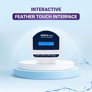 Livpure Platino+ copper with 87% Water Savings (HR Tech), Feather Touch Display, Copper+RO+In-Tank UV+UF+Mineraliser+Auto Flush, 8.5 L tank, Water Purifier for home, (White)