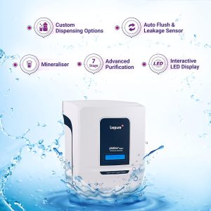 Livpure Platino+ copper with 87% Water Savings (HR Tech), Feather Touch Display, Copper+RO+In-Tank UV+UF+Mineraliser+Auto Flush, 8.5 L tank, Water Purifier for home, (White)